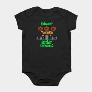 October Christmas Baby Bodysuit